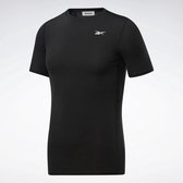 Reebok Workout Ready Compressie T-Shirt Heren Zwart