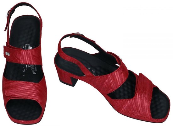 Vital -Dames - rood donker - sandalen - maat 38 | bol.com