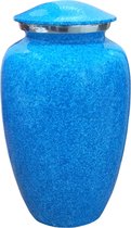 Urn Royal dotted blue - urn voor as - volwassene - 2126