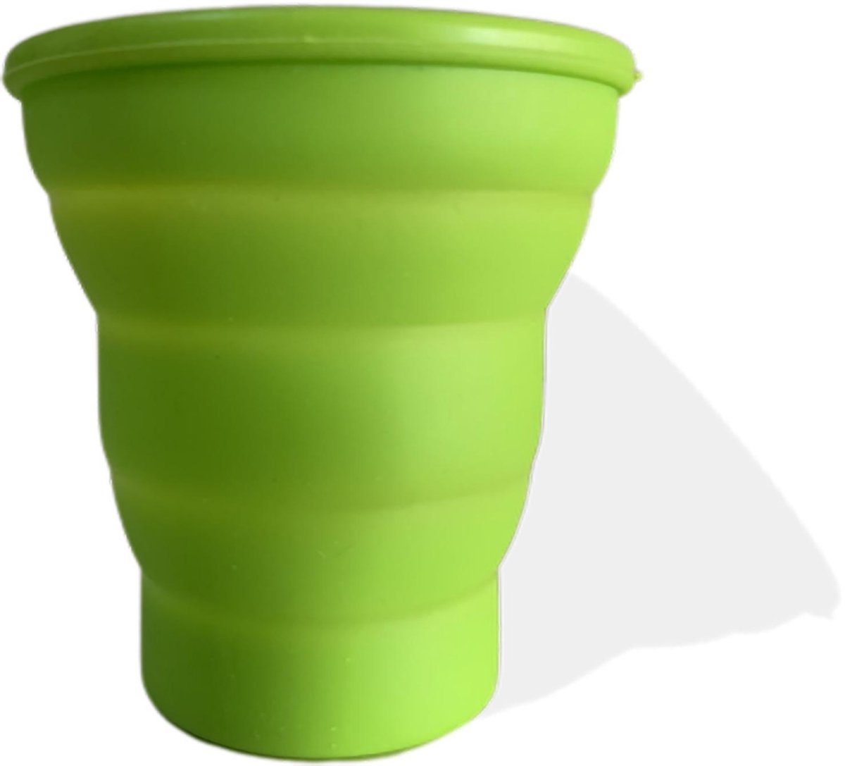 green-goose Opvouwbare Siliconen Bekers Groen, Cup 170 ML, duurzaam voor de camping of thuis
