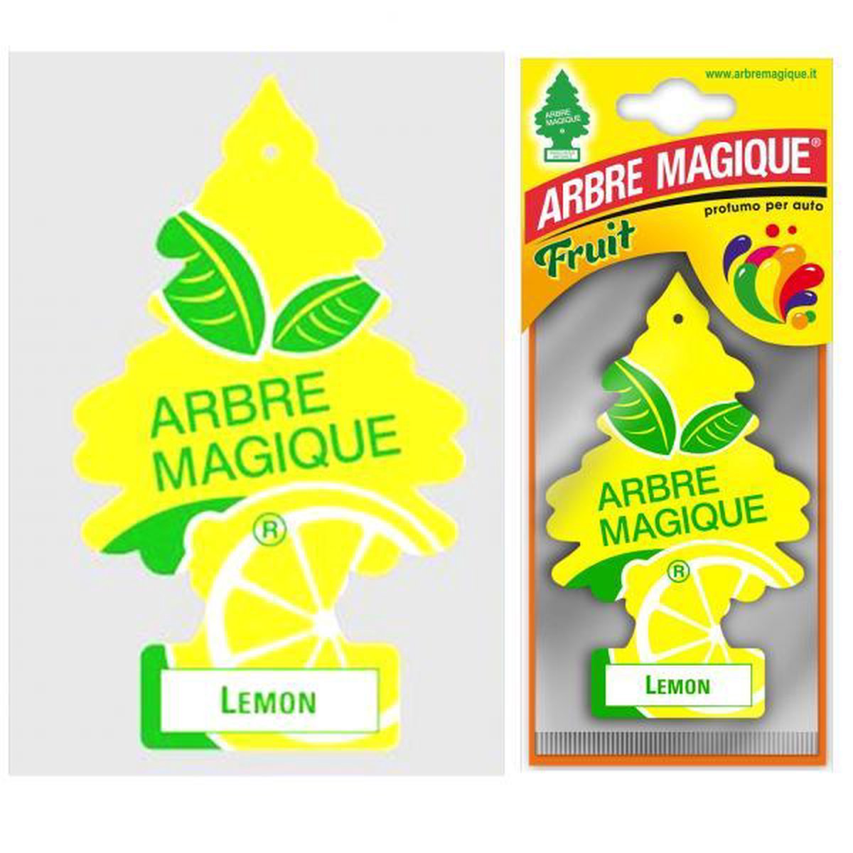 Geurboom Auto Luchtverfrisser Lemon -Arbe Magique - Wonderboom