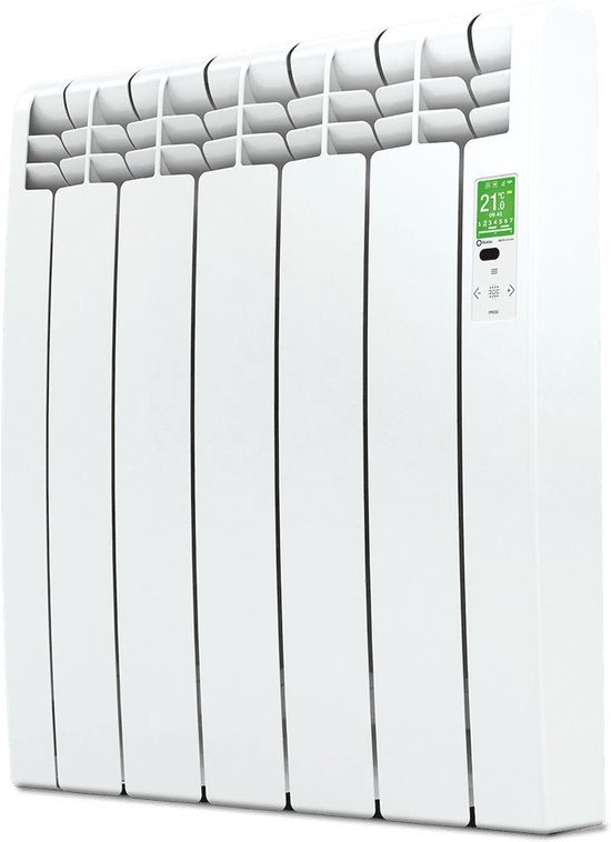 Elektrische Radiator  Wit (RAL 9016) -  Zuinigste Radiator -550 W- Smart control via app - Realtime consumptie - 209 W - Geschikt voor 7m2