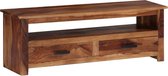 TV-meubel 118x30x40 cm massief sheeshamhout