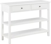 Dressoir 110x35x80 cm MDF wit