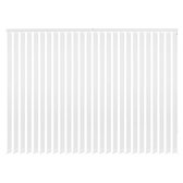 Verticale jaloezie wit stof 120x180 cm
