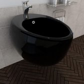 Keramieken wandbidet zwart