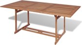 Tuintafel 180x90x75 cm massief teakhout