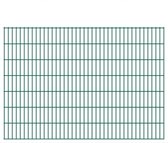 Dubbelstaafmat 2008 x 1230 mm 4 m groen 2 stuks