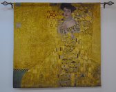 Signare - Wandkleed - Wandtapijt - Gustav Klimt - Woman in Gold - 100 x 100 cm