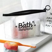 Doorzichtige toilettas - Transparant - Op reis - 21x13x4CM - Klein