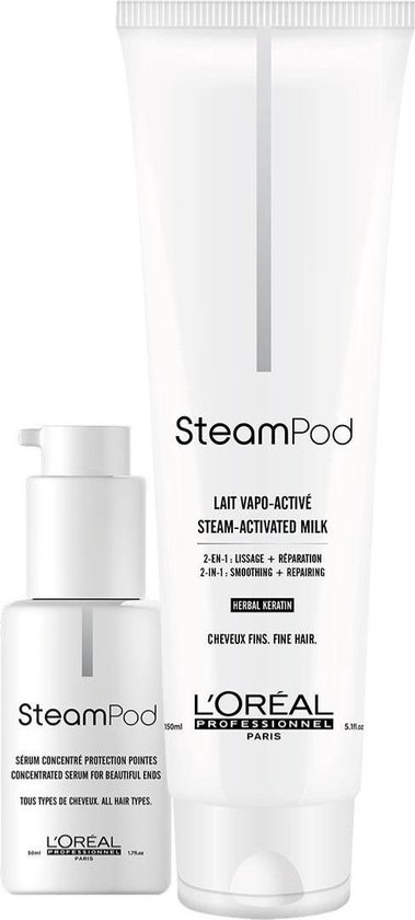 L’Oréal Steampod Set Fijn haar - 1 x smoothing milk - 150 ml