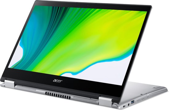 Acer Spin 3 SP314-54N-57VR Hybride (2-in-1) Zilver 35,6 cm (14 Acer Spin 3 SP314-54N-57VR Hybride (2-in-1) Zilver 35,6 cm (14