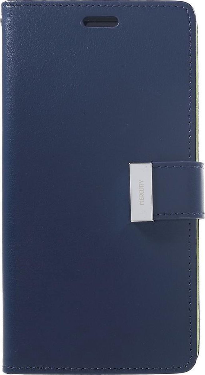 Bookcase Goospery voor iPhone XR - blauw