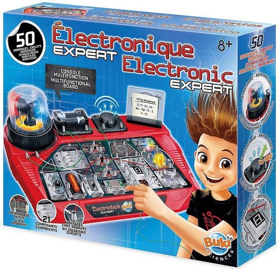Afbeelding van het spel Buki Experimenten elektronica expert, 50 circuits