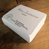 Soap Bar - Jasmijn - Douche en hand - Biologische ingrediënten - Natuurlijke zeep - Duurzaam cadeautje - Plasticvrij - Gemaakt in NL -  Vegan - Bella’s Gift