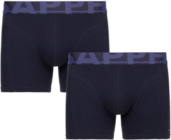 Sapph Men 2pack - Basic cotton Heren Onderbroek - Navy - Maat XXL | Bestel  nu!