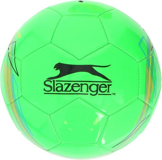 sirene knal capsule Groene speelgoed voetbal 21 cm/maat 5 voor kinderen/volwassenen -  Buitenspeelgoed -... | bol.com