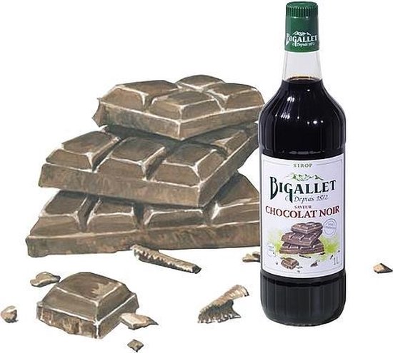 Bigallet koffiesiroop Pure Chocolade - 1 liter