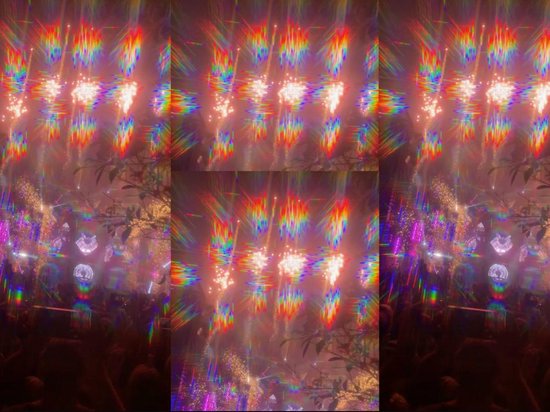 Zwarte Spacebril Met Spiraal Diffractie Effect | Diffractiebril Diffractieglazen Spiraal