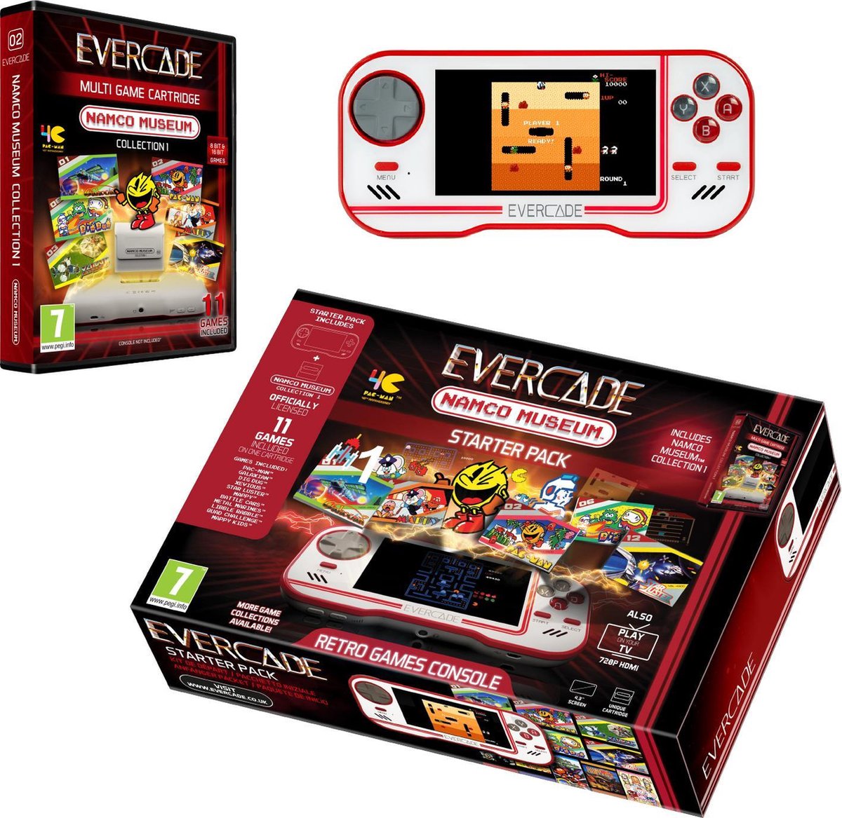 Evercade Retro Handheld - Starter Pack