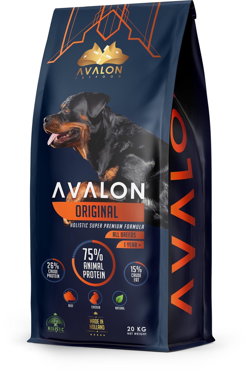 Avalon Petfood Original hondenvoer - 20 Kg