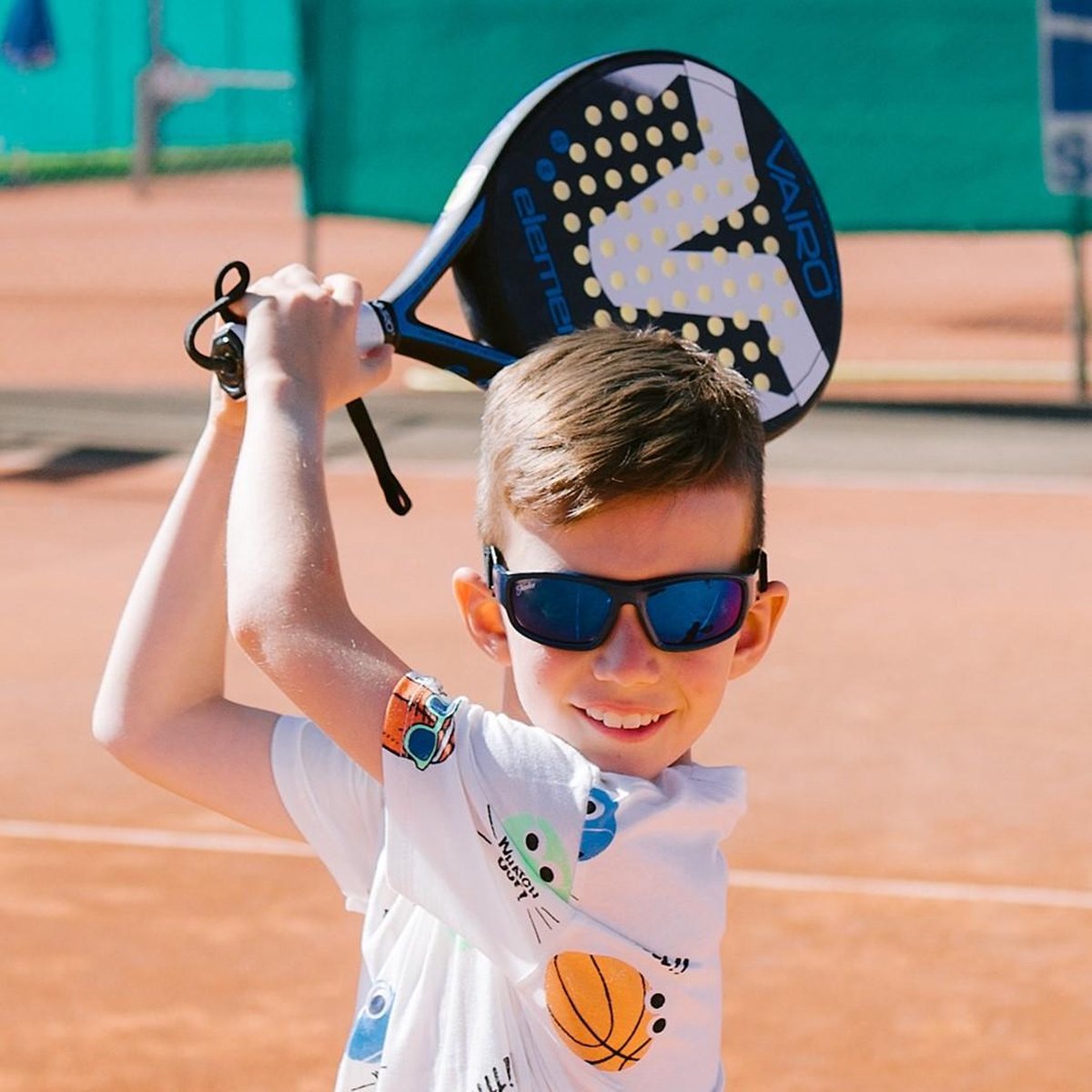 voorraad Rode datum belangrijk Sportbril kind - Sport Zonnebril kinderen – Shadez Blauw 7-15 jr | bol.com