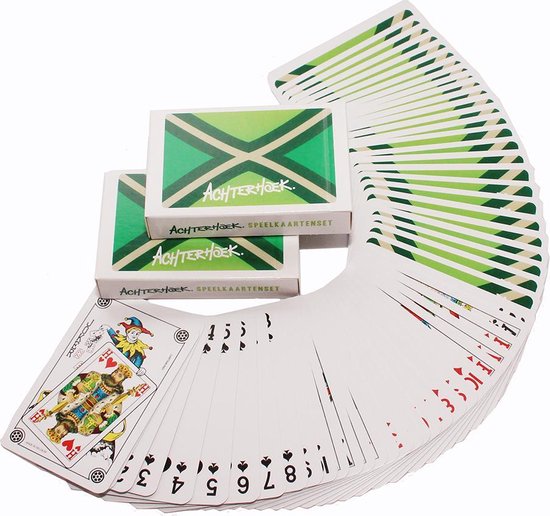 Afbeelding van het spel Speelkaarten - Achterhoek - Groen - 2 Pakjes