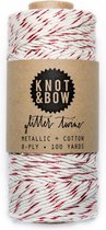 Koord op rol - Rood Natuur - Knot & Bow - 90m