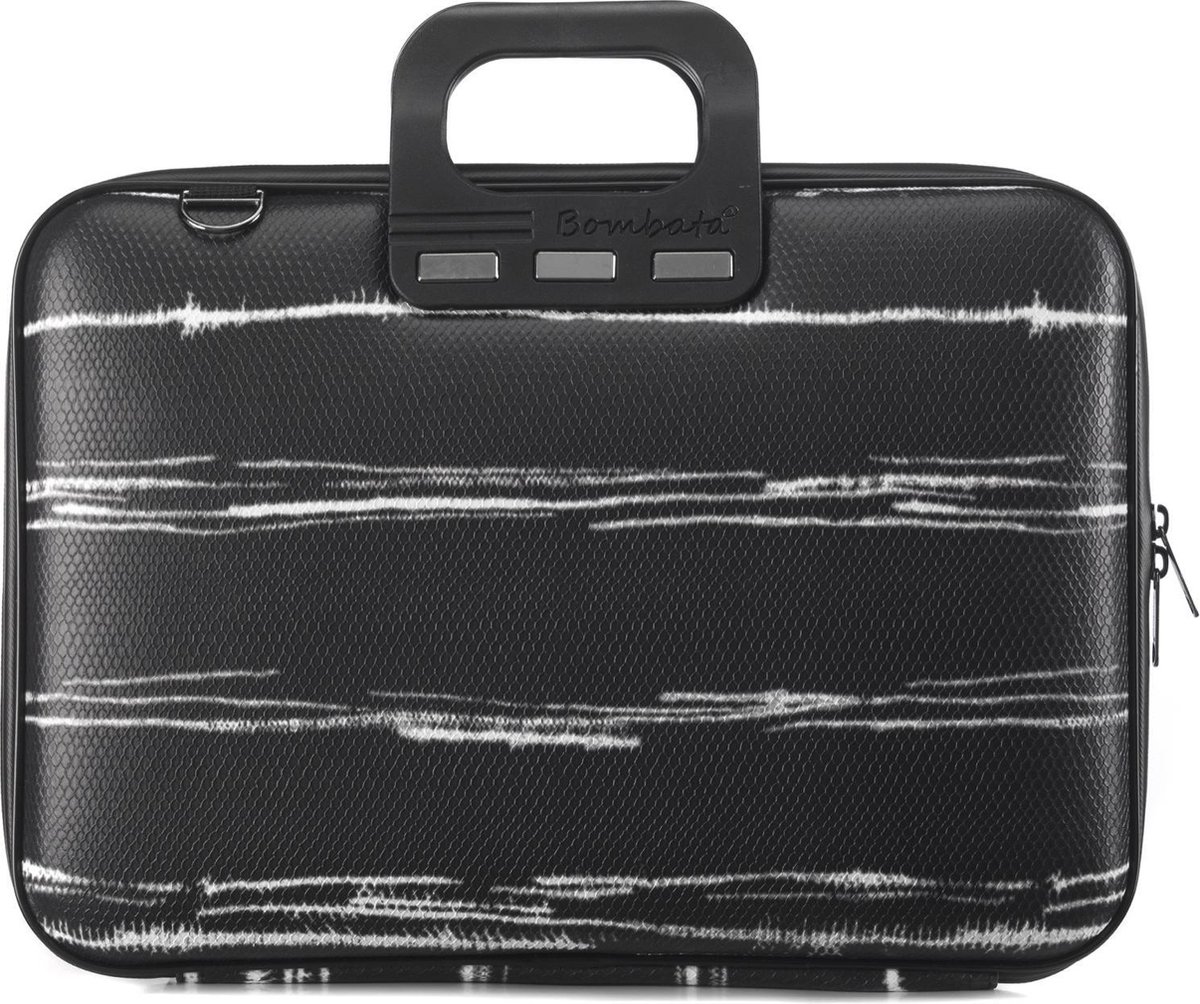 Bombata Laptoptas Black&White - 15 / 15.6 / 16 inch - Zwart