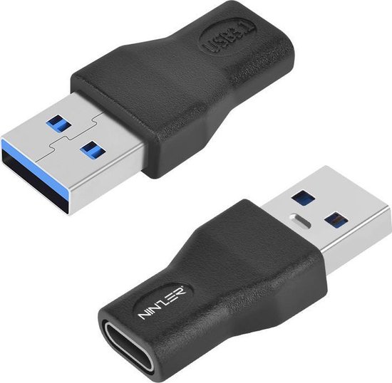 Archaïsch Verslaggever Tegen de wil Ninzer USB C Female naar USB 3.0 A Male Adapter / Converter | bol.com