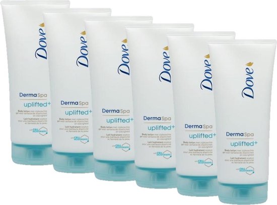 Dove DermaSpa Uplifted + - 200 ml - Bodylotion x6 | bol.com