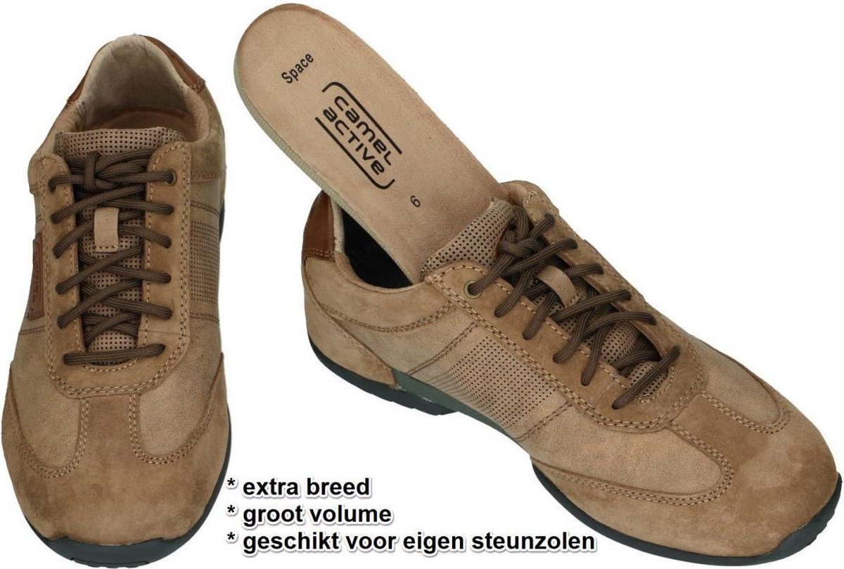 Camel Active -Heren - bruin - sneaker/sportief - maat 39 | bol.com