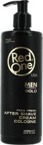 RED ONE MEN GOLD FACE FRESH AFTER SHAVE CREAM COLOGNE 400ML