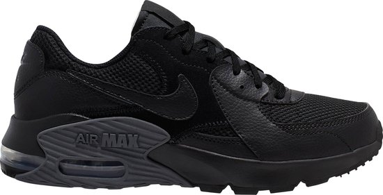 Nike Air Max Excee Dames Sneakers - Black/Black-Dark Grey Maat 38 | bol.com