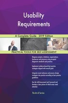 Usability Requirements A Complete Guide - 2019 Edition