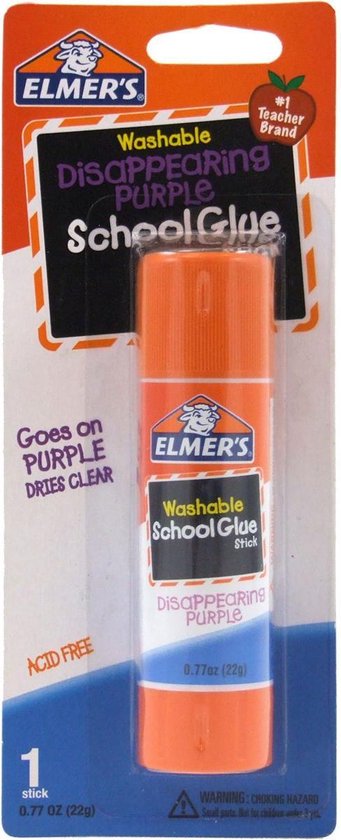 Lijm Stift Glue Stick) Washable Purple 22g | bol.com