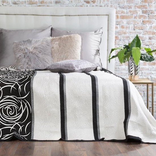 Bedsprei (240 x 260 cm) Grazie Okergeel - Beddengoed