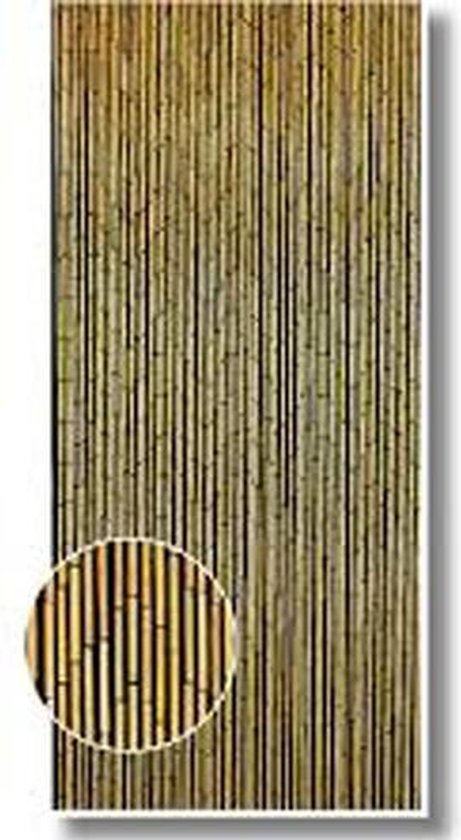 Jekra Vliegengordijn/deurgordijn - 90x200cm - Bamboe - Beige