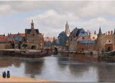 Placemat: Gezicht op Delft, Johannes Vermeer, Mauritshuis