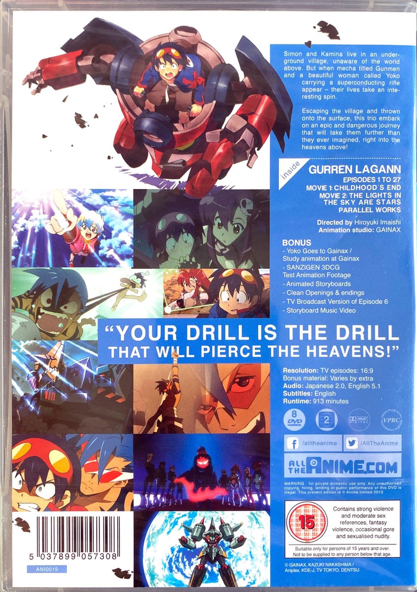Gurren Lagann : Complete Collection [DVD] (Dvd) | Dvd's | bol.com