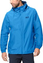 Jack Wolfskin Stormy Point Outdoorjas - Maat XL  - Mannen - blauw