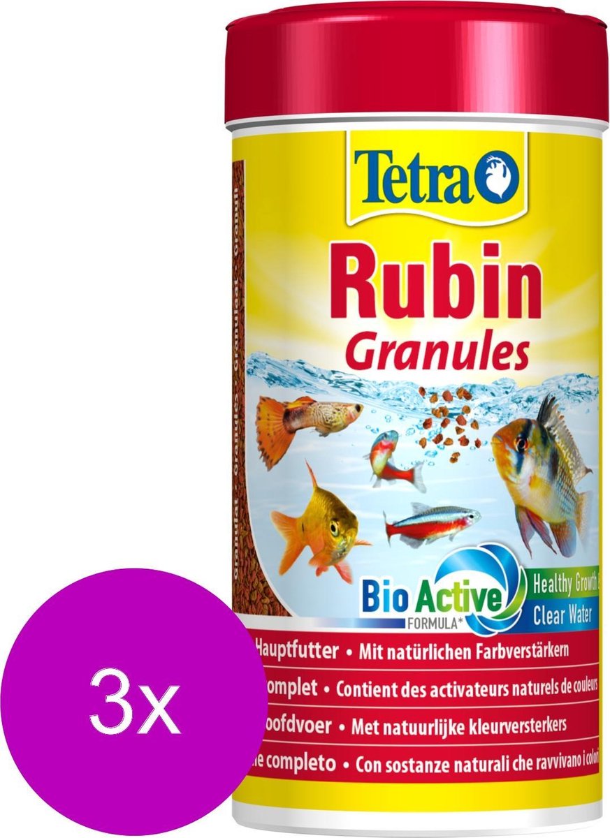 Tetra Rubin Granules - Vissenvoer - 3 x 250 ml