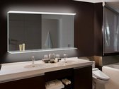 Vips Badkamerspiegel 120x60cm met Led verlichting en anti-condens functie en shelf