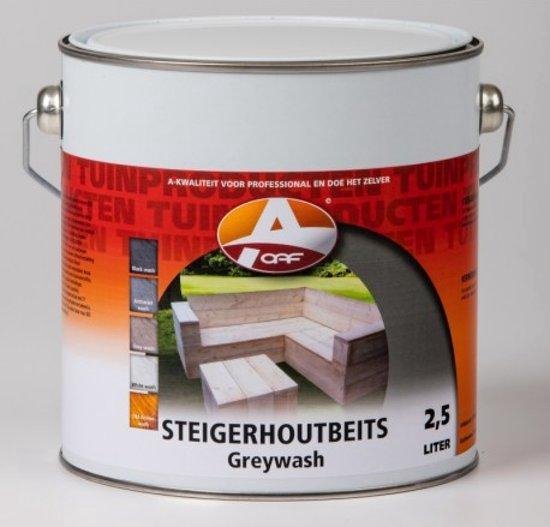 Tegen de wil harpoen Voor een dagje uit Steigerhout beits | Grey Wash - 2,5 liter | bol.com