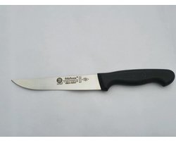 Sürbisa 61101 Slank Vleesmes - Universeel Keukenmes voor Vlees, Groente & Noten - RVS - Lemmet 15,5 cm - Zwart