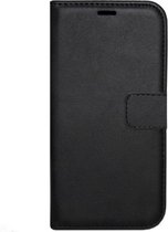 ADEL Kunstleren Book Case Portemonnee Pasjes Hoesje Geschikt voor Samsung Galaxy S7 Edge - Zwart