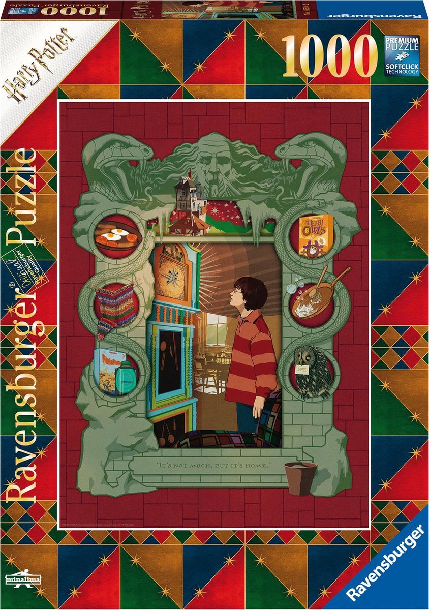 Ravensburger puzzel Bij de Weasley familie - Legpuzzel - 1000 stukjes