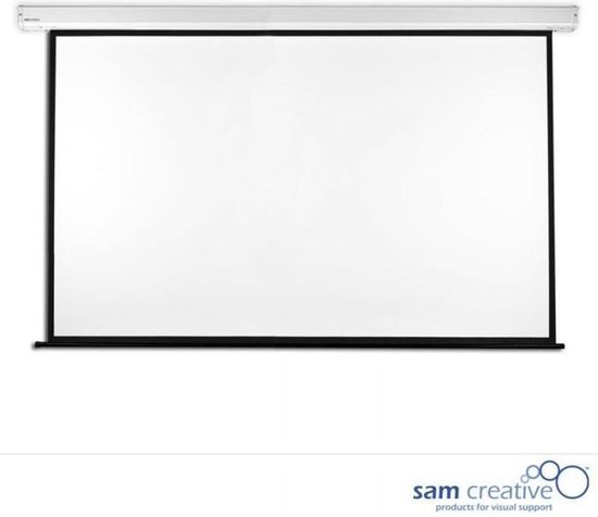 Projectorscherm - Handmatig neerklapbaar 4:3/16:9 HD Plafond-wandmontage Draagbaar intrekbaar projectiescherm, met automatische vergrendeling, voor binnenfilm, thuisbioscoop, kantoorconferentie (60