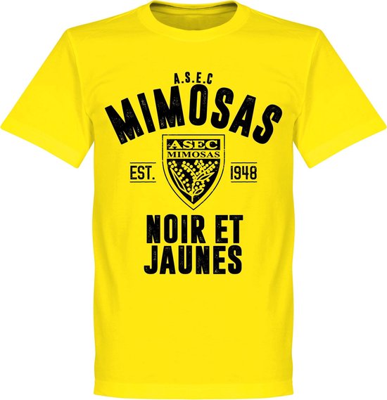 ASEC Mimosas Established T-Shirt - Geel - S