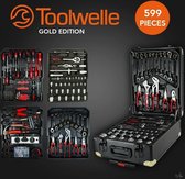 Toolwelle Gereedschapstrolley 599 Delig - Gold Edition